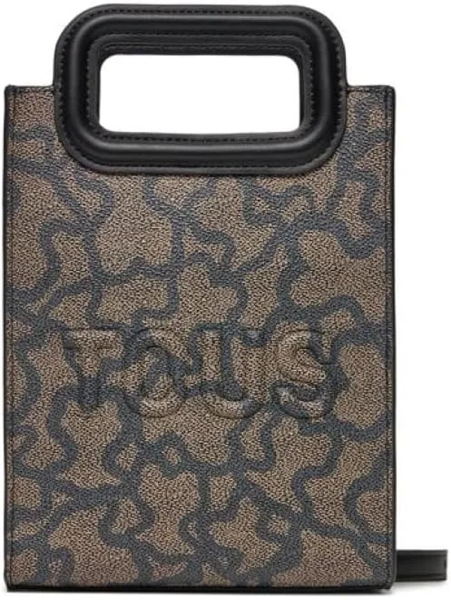 TOUS ▫️ Mini Bolsa Pop Preta, para mulher, dimensões 20 x 16 x 7 cm, coleção Kaos Icon