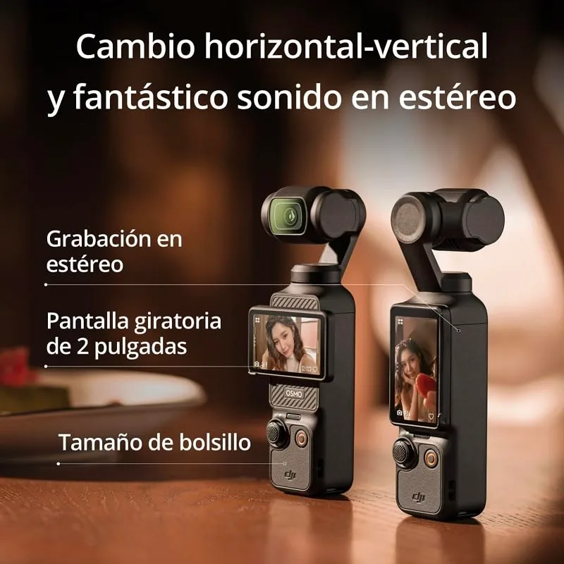 DJI ▫️ Pacote para Criadores Osmo Pocket 3, câmara com CMOS de 1'' e 4K/120 fps 4