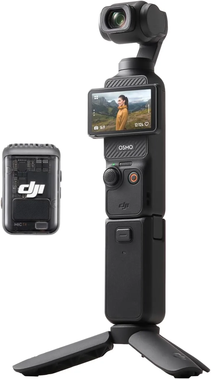 DJI ▫️ Pacote para Criadores Osmo Pocket 3, câmara com CMOS de 1'' e 4K/120 fps
