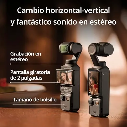 DJI ▫️ Osmo Pocket 3, câmara com CMOS de 1'' e vídeo 4K/120 fps 4