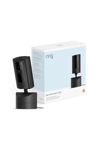 Ring ▫️ Câmara interior orientável (Pan-Tilt Indoor Camera) | Câmara de segurança com ligação à tomada, ideal para animais de estimação, orientável 360° na horizontal e 169° na vertical | Protect gratuito durante 30 dias 3