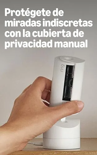 Ring ▫️ Câmara interior orientável (Pan-Tilt Indoor Camera) | Câmara de segurança com ligação à tomada, ideal para animais de estimação, orientável 360° na horizontal e 169° na vertical | Protect gratuito durante 30 dias 6