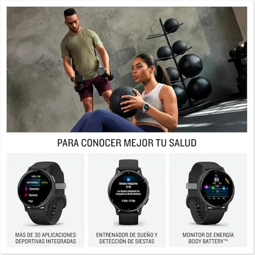 Garmin ▫️ Vívoactive 5, smartwatch com GPS, ecrã AMOLED, funcionalidades essenciais de saúde e fitness e até 11 dias de autonomia 2
