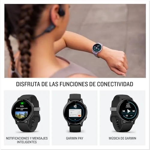 Garmin ▫️ Vívoactive 5, smartwatch com GPS, ecrã AMOLED, funcionalidades essenciais de saúde e fitness e até 11 dias de autonomia 4
