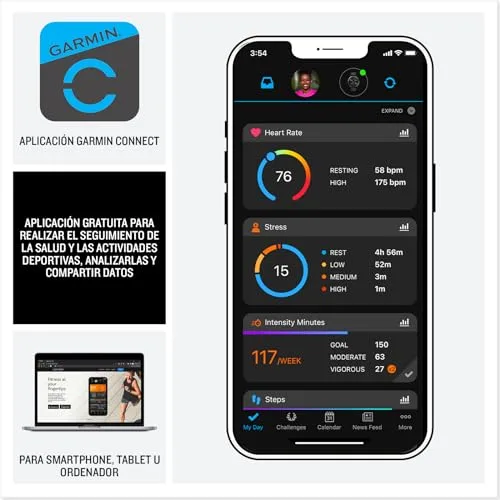 Garmin ▫️ Vívoactive 5, smartwatch com GPS, ecrã AMOLED, funcionalidades essenciais de saúde e fitness e até 11 dias de autonomia 5