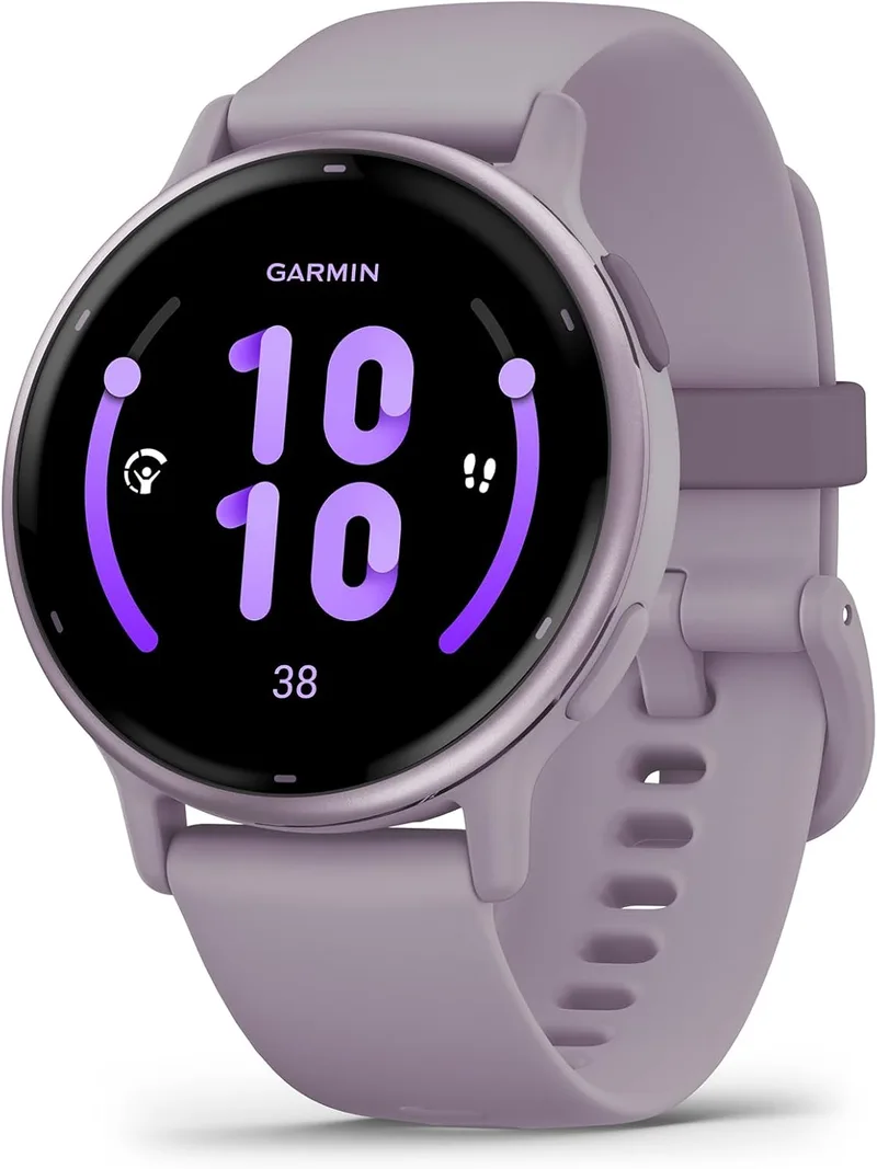 Garmin Vívoactive 5, Smartwatch com GPS, ecrã AMOLED, funcionalidades essenciais de saúde e fitness e até 11 dias de autonomia da bateria.