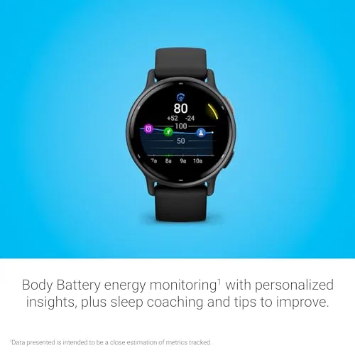 Garmin ▫️ Vívoactive 5, smartwatch com GPS, ecrã AMOLED, funcionalidades essenciais de saúde e fitness e até 11 dias de autonomia 4