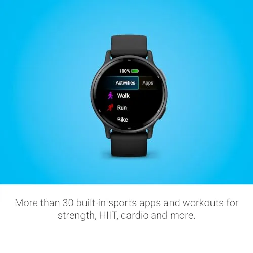 Garmin ▫️ Vívoactive 5, smartwatch com GPS, ecrã AMOLED, funcionalidades essenciais de saúde e fitness e até 11 dias de autonomia 5