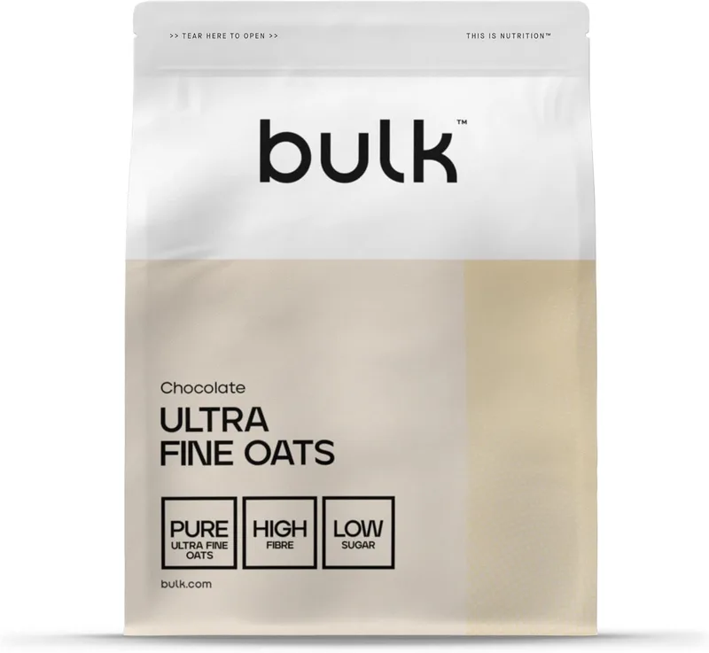 Bulk ▫️ Aveia instantânea a granel, Chocolate, 1 kg, 20 colheres