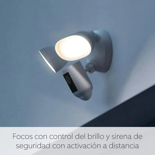 Ring ▫️ Câmara Pro com holofotes com fio (Floodlight Cam Wired Pro) | Câmara exterior com vídeo 2K, Vision, deteção de movimento 3D (alternativa ao CCTV) | 30 dias de teste gratuito Home 6