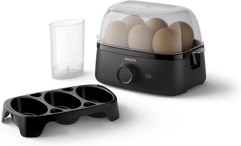 PHILIPS ▫️ 3000 Cozedor de Ovos Elétrico, até 6 unidades, 400 W