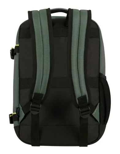 American Tourister ▫️ Take2Cabin - Ryanair Mala de Cabine 25 x 20 x 40 cm, 24 l, 0,40 kg, Bagagem de Mão, Mochila de Avião S para Colocar Debaixo do Assento, Grün (Dark Forest) 4