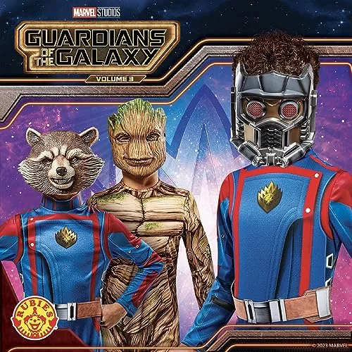 Rubies ▫️ Máscara do Groot para criança, máscara com detalhes impressos, oficial da Marvel para o Carnaval, Natal, aniversários, festas e Halloween. 4