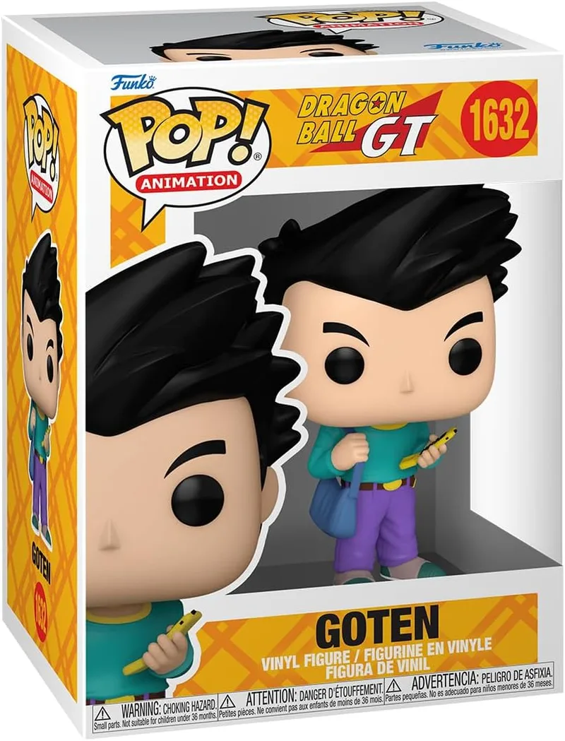 Funko ▫️ Pop! Animation: DBGT - Goten - Dragon Ball GT - Figura de vinil colecionável - Ideia para presente - Produto oficial - Brinquedos para crianças e adultos - Fãs de anime - Boneco para colecionadores
