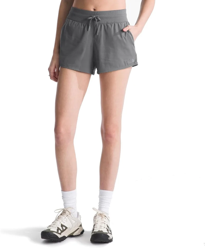 THE NORTH FACE ▫️ NF0A86YK0UZ W Aphrodite Calções Curtos para Mulher Smoked Pearl Tamanho XS