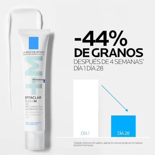 La Roche-Posay ▫️ Effaclar Duo+M, Gel-creme corretor triplo, 40 ml 4