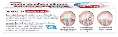 Parodontax ▫️ Active Gum Repair* Pasta de dentes com flúor, 1 x 75 ml, pasta de dentes para gengivas mais saudáveis a partir da 1.ª semana** 4
