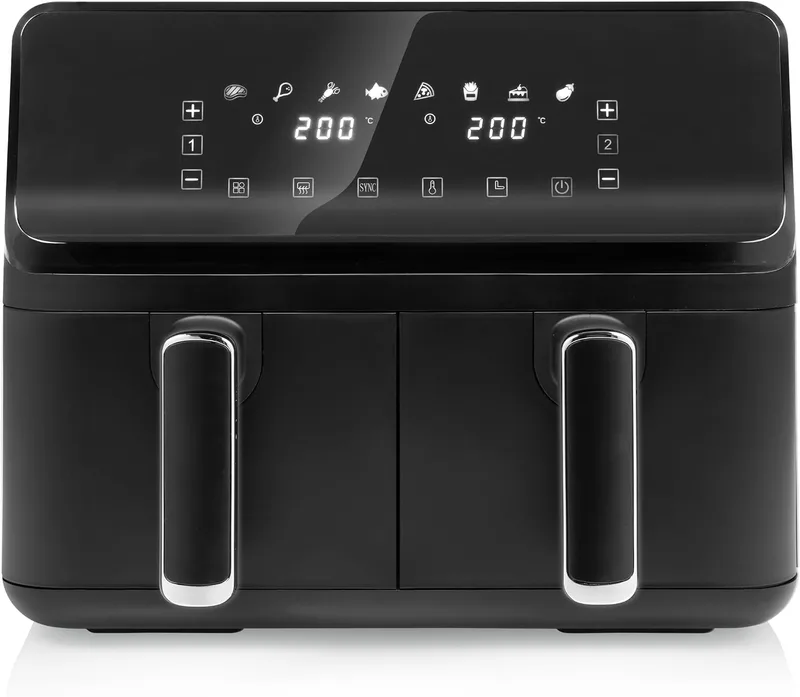 Tristar ▫️ Fritadeira Airfryer com cesto duplo - 2 x 4 L de capacidade - 2700 W - 8 programas - temperatura ajustável por cesto