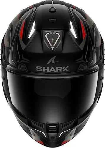Shark ▫️ Capacete Integral de Moto SKWAL i3 LINIK Preto/Vermelho/Cinzento KAR, XS 3