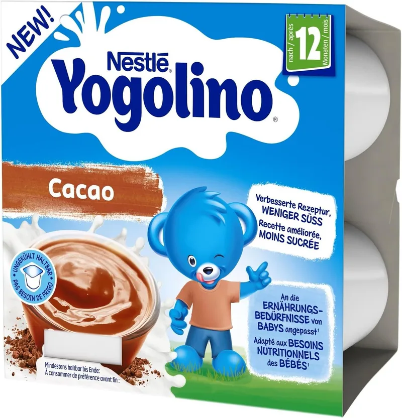 YOGOLINO ▫️ NESTLE Cacau, a partir de 12 meses, 4x100g