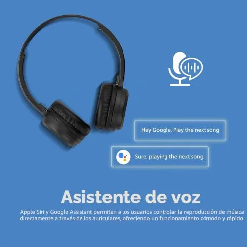 PHILIPS ▫️ Auscultadores com arnês e Bluetooth TAH1108BK - Preto 7