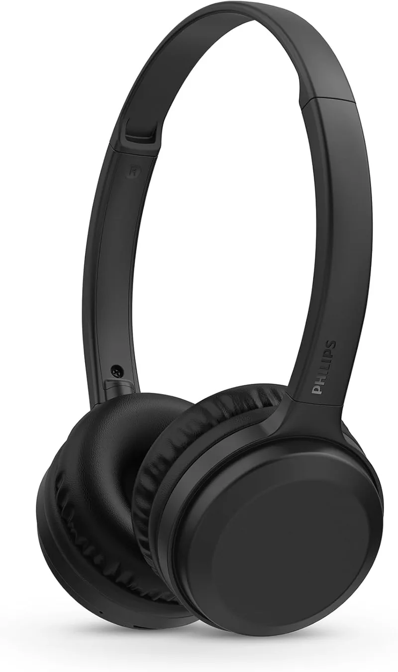 PHILIPS ▫️ Auscultadores com arnês e Bluetooth TAH1108BK - Preto