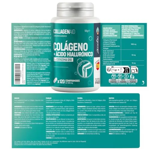 Agocap ▫️ Colagénio hidrolisado, ácido hialurónico, coenzima Q10. Dois alta 7
