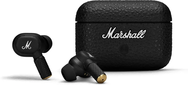 Marshall ▫️ Motif II ANC - Auscultadores sem fios Bluetooth com cancelamento ativo de ruído, 30 horas de reprodução, preto