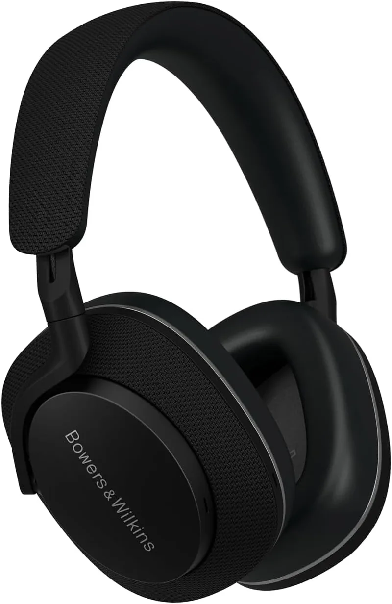 Bowers & Wilkins ▫️ PX7 S2e - Auscultadores sem fios com cancelamento de ruído, tecnologia Qualcomm aptX Adaptive e carregamento rápido, 30 horas de reprodução e seis microfones integrados, cor preto antracite