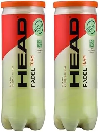 HEAD ▫️ Tubo de cabeça 3 bolas de padel