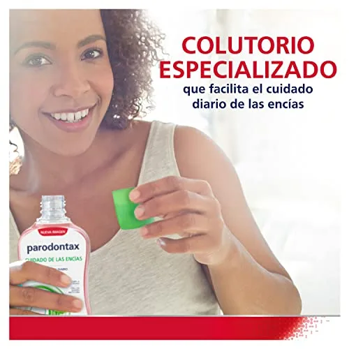 Parodontax ▫️ à base de ervas, enxaguante bucal para sangramento das gengivas, uso diário, gengivas saudáveis e hálito fresco, sem álcool, 500 ml (embalagem de 2) 2