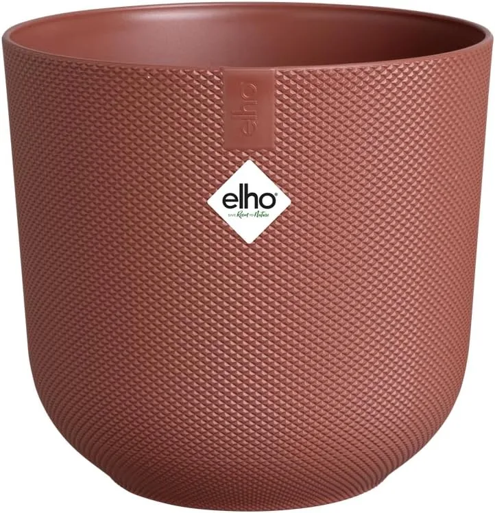 Elho ▫️ Vaso Jazz Round 23 cm - Tuscan Red