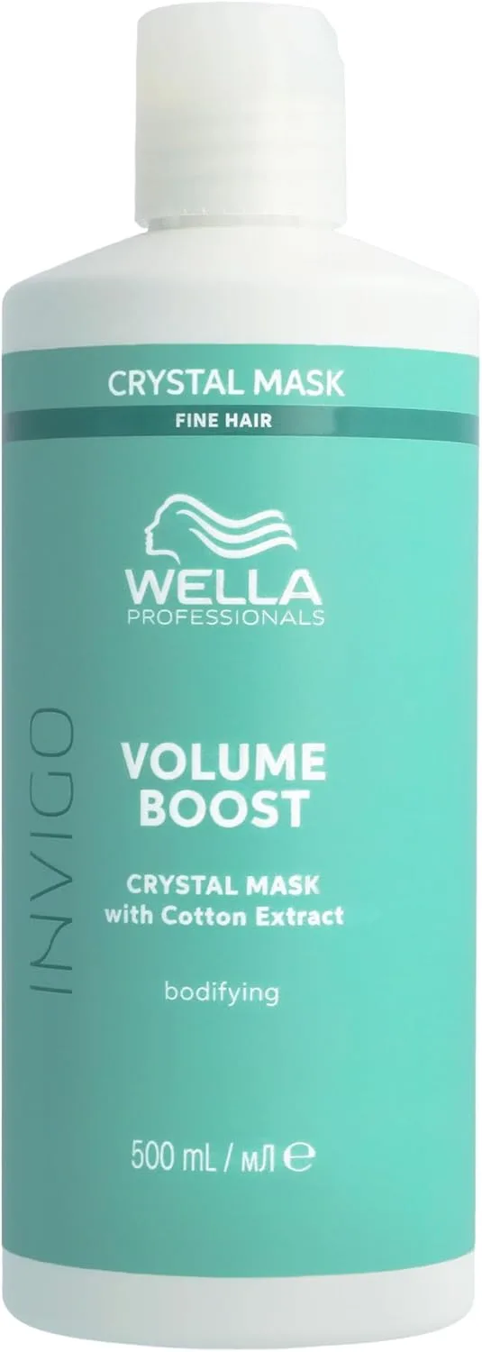 Wella Professionals ▫️ INVIGO VOLUME BOOST Crystal - Máscara capilar leve com efeito volumizador, 500 ml