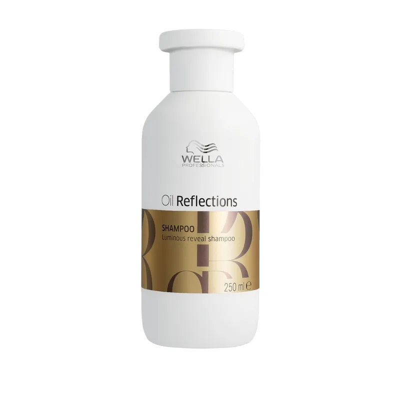 Wella Professionals ▫️ OIL REFLECTIONS - Champô - Suavidade e brilho instantâneos - Todos os tipos de cabelo - Óleo de camélia e extrato de chá branco