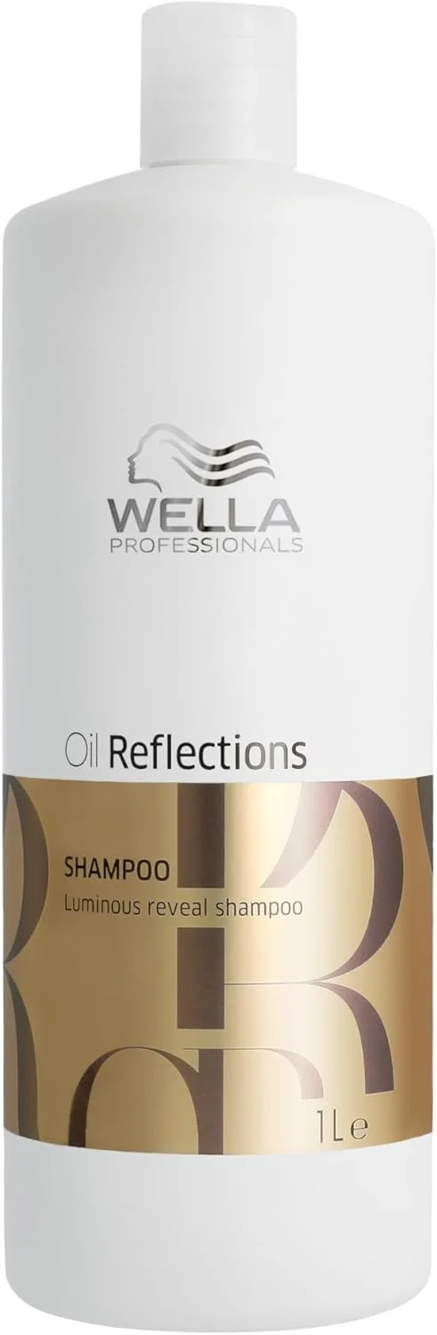 Wella Professionals ▫️ OIL REFLECTIONS Champô que realça o brilho e a suavidade - Óleo de camélia e extrato de chá branco, 1 L