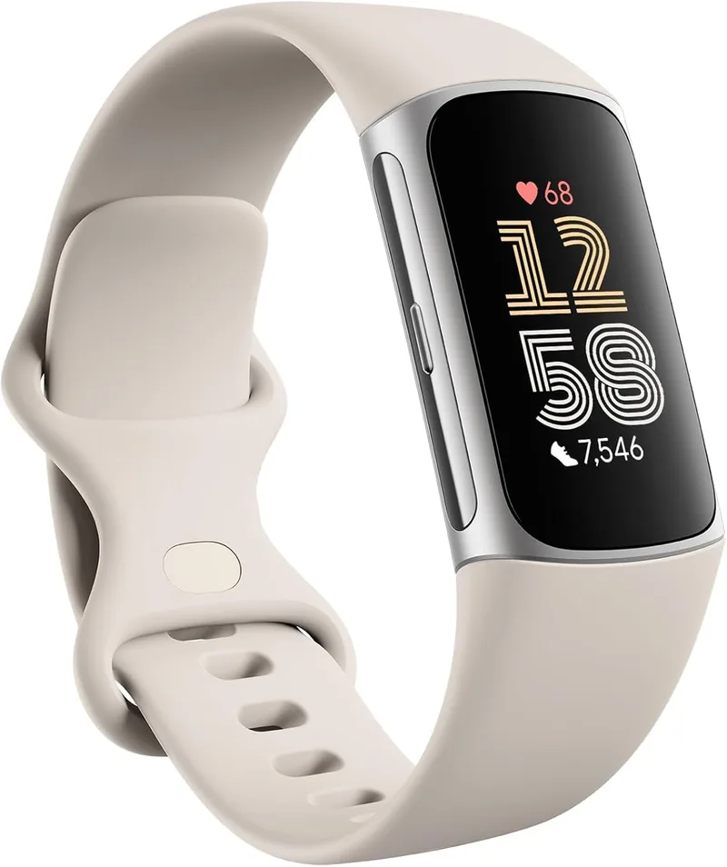 Fitbit ▫️ Google Charge 6 - Monitor de atividade com 6 meses de assinatura Premium incluída, 7 dias de autonomia da bateria e Google Wallet e Google Maps