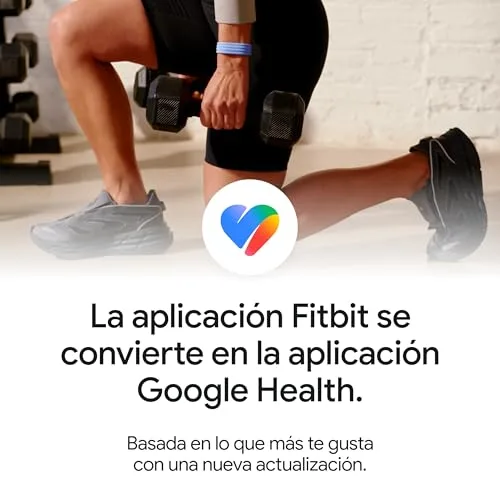 Fitbit ▫️ Google Charge 6 - Pulseira de atividade com 3 meses de subscrição do serviço Google Health Premium incluídos, 7 dias de autonomia da bateria, Google Wallet e Maps, Obsidiana/Alumínio Preto 2