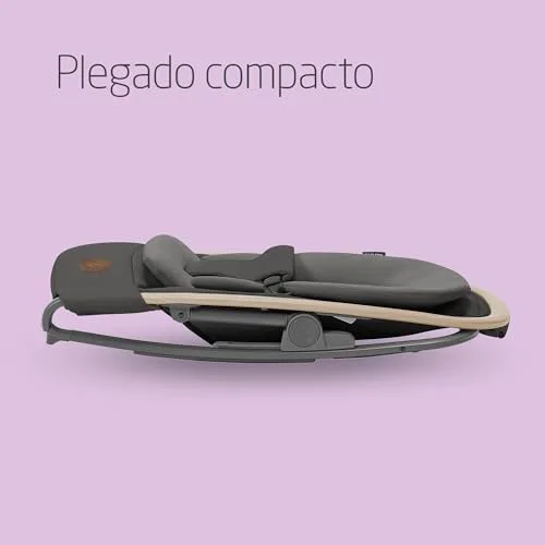 Maxi-Cosi ▫️ Kori, cadeira de baloiço 2 em 1 com arco de brinquedos, 0-2 anos, máx. 15 kg, cadeira de baloiço para bebé, 3 posições de reclinação com uma só mão, leve e compacta, arnês Easy-in, Eco Care, cor Beyond Graphite 6