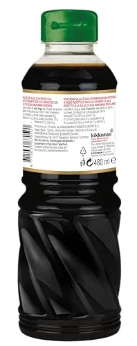 Kikkoman ▫️ Molho de soja com baixo teor de sal. 480 ml, 1 unidade 3