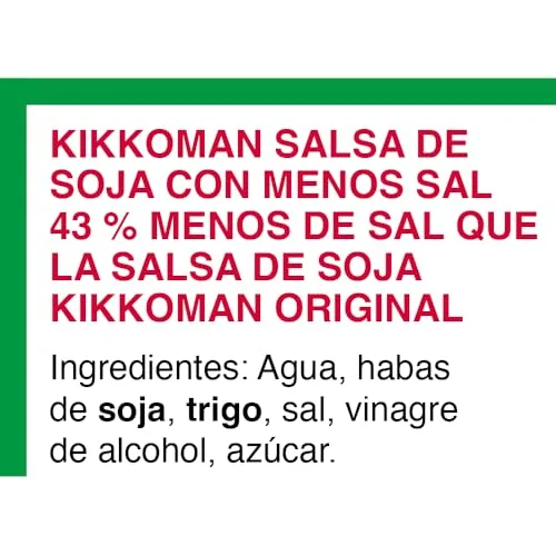 Kikkoman ▫️ Molho de soja com baixo teor de sal. 480 ml, 1 unidade 7