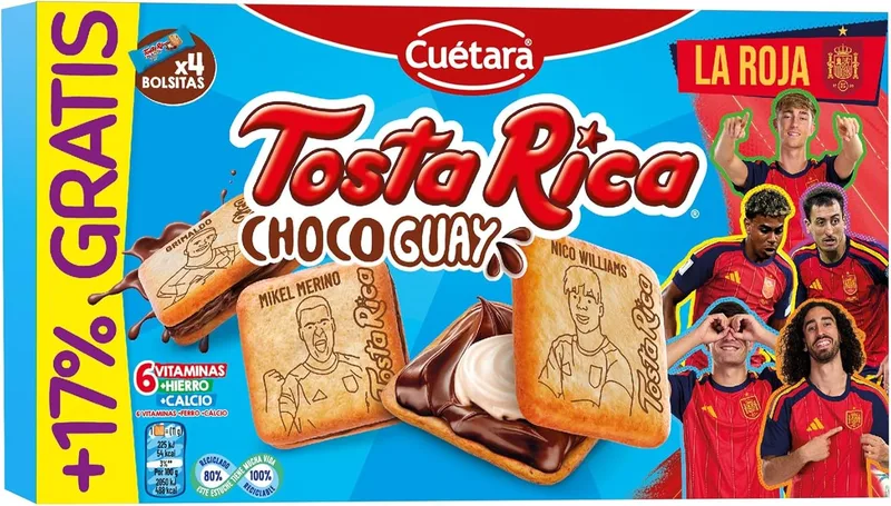 Cuétara ▫️ Tosta Rica Chocoguay 144 g + 17 % grátis ()