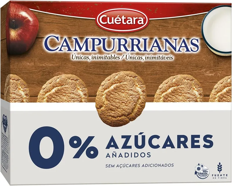 Cuétara ▫️ Campurrianas 0% de açúcares 320 g