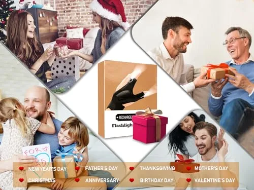 LANANUVO ▫️ Luvas de pesca, luvas LED recarregáveis, presente para homens, presente criativo para o pai, luvas com lanterna LED para reparações, trabalho e acampamento, presentes originais de aniversário e Natal 6