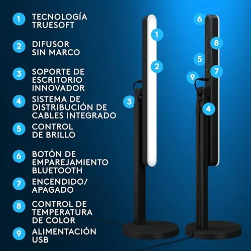 Logitech G ▫️ Litra Beam, luz LED principal premium para jogos 5