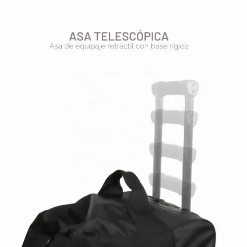 Lifeventure ▫️ Mala de viagem Expedition Duffle com rodas resistentes | 100 litros de capacidade, com pega telescópica e base rígida 3