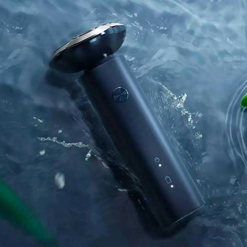 Xiaomi ▫️ Máquina de barbear elétrica S101: 18 lâminas, lâminas de dupla ação, 3 cabeças flutuantes, controlo inteligente da velocidade, resistência à água IPX7 4