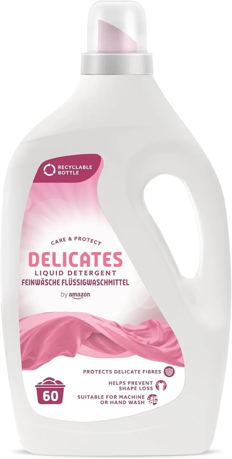 by Amazon ▫️ da Amazon - Detergente líquido para roupa delicada, 60 lavagens
