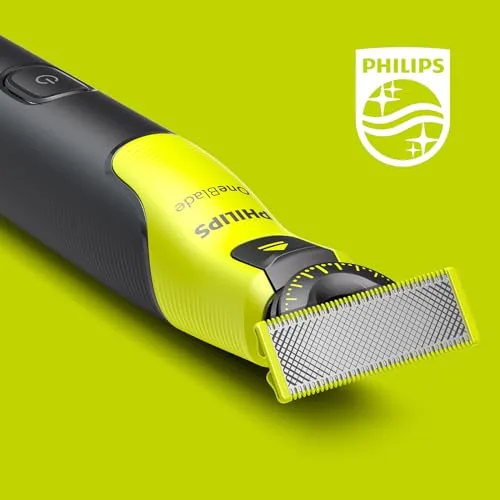 PHILIPS ▫️ OneBlade 360 com Bluetooth, aparador de barba e corpo, máquina de barbear elétrica para homem, depilação masculina, 2 lâminas, 5 comprimentos, 60 minutos de utilização com 1 hora de carregamento, QP4631/30 2