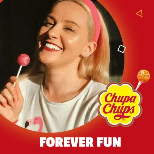 Chupa Chups ▫️ Mini, Caramelo com Pau, Sabores Variados, Saco de 30 unidades 6