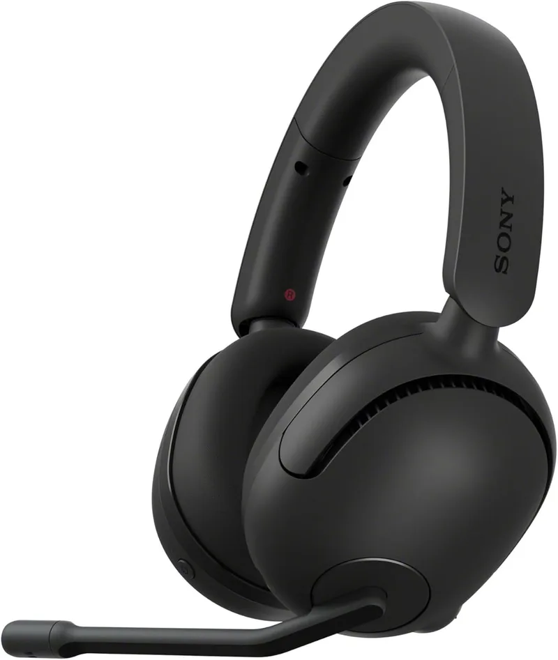 Sony ▫️ INZONE H5 - Auscultadores sem fios para jogos, som espacial 360 para jogos, design confortável, 28 horas de autonomia da bateria, baixa latência, microfone compatível com IA, PC e PS5